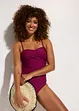 Corrigerend bandeau badpak, medium corrigerend, bonprix