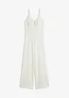 Jumpsuit met kant en spaghettibandjes, bonprix
