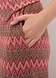 Zachte jersey broek in gehaakte look, bonprix