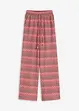 Zachte jersey broek in gehaakte look, bonprix