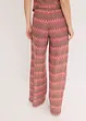 Zachte jersey broek in gehaakte look, bonprix