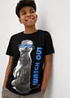 Jongens T-shirt van biologisch katoen met een coole print, bonprix