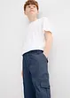 3/4 jongens broek, loose fit, van katoen, bonprix