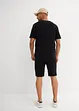 T-shirt en shirt bermuda (2-dlg. set) van biologisch katoen, bonprix