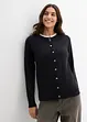 Gebreid vest met ronde hals, bonprix
