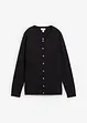 Gebreid vest met ronde hals, bonprix