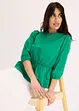 Blouse met pofmouwen en diep uitgesneden achterkant, bonprix