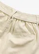 Twill short met ceintuur, bonprix
