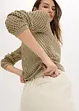 Twill short met ceintuur, bonprix
