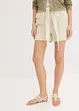 Twill short met ceintuur, bonprix