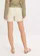 Twill short met ceintuur, bonprix