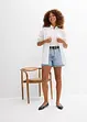 Jeans short high waist, low stretch, bonprix