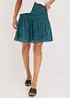 Minirok met eyeletborduursel, bonprix