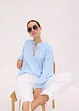 Blouse met gemetalliseerde strepen, bonprix