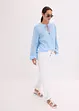 Blouse met gemetalliseerde strepen, bonprix