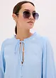 Blouse met gemetalliseerde strepen, bonprix