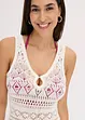 Maxi jurk in gehaakte look, bonprix