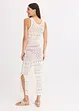 Maxi jurk in gehaakte look, bonprix