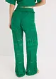 Slip-on broek met met gebreid ajour-patroon, bonprix