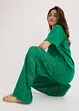 Slip-on broek met met gebreid ajour-patroon, bonprix