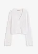 Kort vest in gehaakte look, bonprix