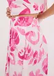 Maxi rok gedessineerd van gestructureerde viscose, bonprix