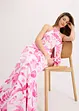 Maxi rok gedessineerd van gestructureerde viscose, bonprix
