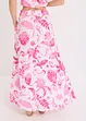 Maxi rok gedessineerd van gestructureerde viscose, bonprix