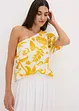 One-shoulder blouse van gestructureerde viscose, bonprix