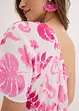 One-shoulder blouse van gestructureerde viscose, bonprix