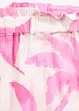 Korte short met print van gestructureerde viscose, bonprix