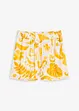Korte short met print van gestructureerde viscose, bonprix