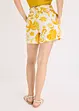 Korte short met print van gestructureerde viscose, bonprix