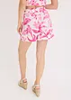 Korte short met print van gestructureerde viscose, bonprix