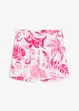 Korte short met print van gestructureerde viscose, bonprix