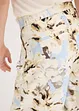 Bermuda met viscose en bandplooien, bonprix