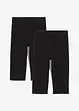 Capri legging van elastisch biologisch katoen (set van 2), bonprix