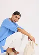 Tuniek met structuur en kanten band, bonprix