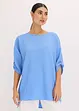 Tuniek met structuur en kanten band, bonprix