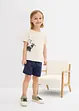T-shirt en korte broek (2-dlg. set) van biologisch katoen, bonprix
