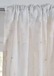 Gordijn met bloemmotief van gerecycled polyester (1 stuk), bonprix