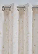 Gordijn met bloemmotief van gerecycled polyester (1 stuk), bonprix
