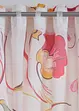 Gordijn van gerecycled polyester met bloemmotief (1 stuk), bonprix