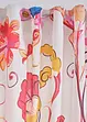 Gordijn van gerecycled polyester met bloemmotief (1 stuk), bonprix