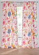 Gordijn van gerecycled polyester met bloemmotief (1 stuk), bonprix