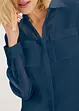 Transparante blouse met structuur, bonprix