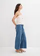 Wijde jeans, high waist, cropped, bonprix