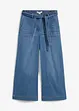 Wijde jeans, high waist, cropped, bonprix
