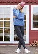 Sweatpants met strikkoordjes, regular, bonprix