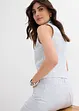 Wide leg jeans high waist, cropped, bonprix
